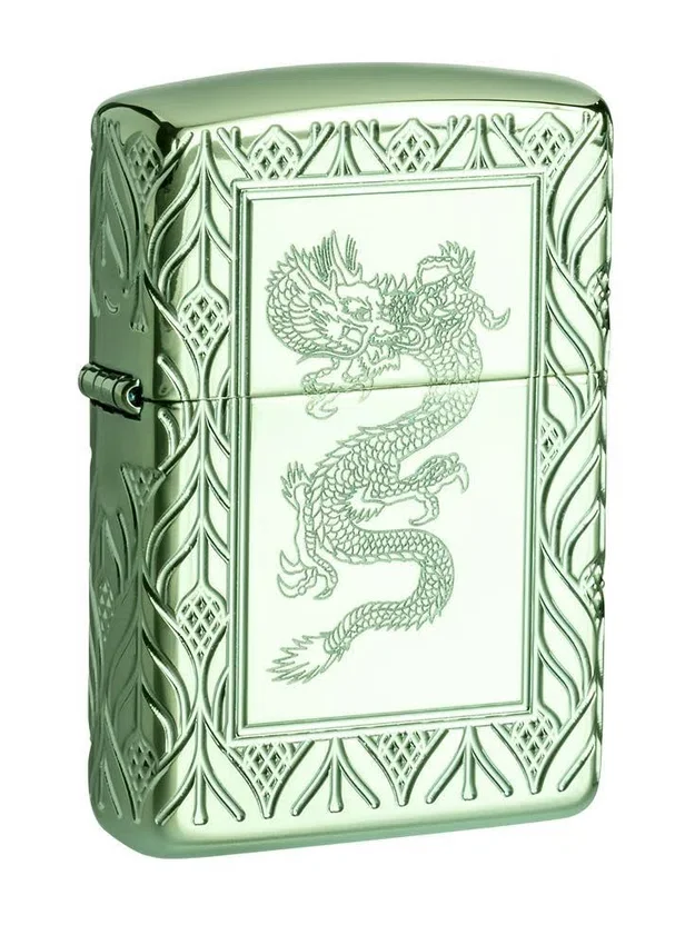 Armor® Verde brillante con elegante dragón Armor® Verde brillante con elegante dragón