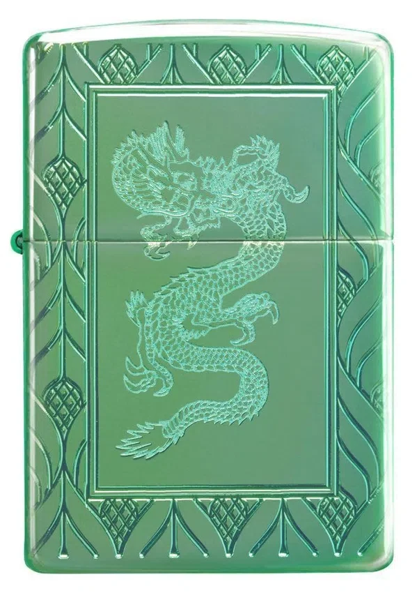 Armor® Verde brillante con elegante dragón Armor® Verde brillante con elegante dragón
