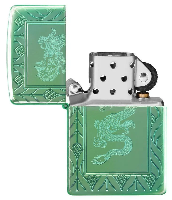 Armor® Verde brillante con elegante dragón Armor® Verde brillante con elegante dragón