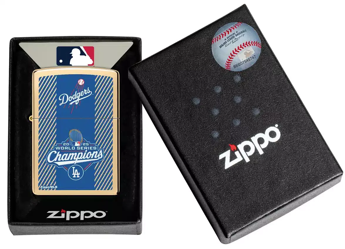 Campeones de la Serie Mundial 2025™ – Encendedor conmemorativo de los Los Angeles Dodgers™ Campeones de la Serie Mundial 2025™ – Encendedor conmemorativo de los Los Angeles Dodgers™