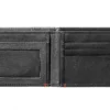 Cartera de cuero negro – Diseño con placa metálica zippo 1932 Cartera de cuero negro – Diseño con placa metálica zippo 1932