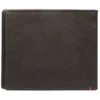 Cartera de piel color moca – Diseño con placa metálica vikinga Cartera de piel color moca – Diseño con placa metálica vikinga