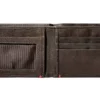 Cartera de piel color moca – Diseño con placa metálica vikinga Cartera de piel color moca – Diseño con placa metálica vikinga
