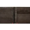 Cartera de piel color moca – Diseño con placa metálica vikinga Cartera de piel color moca – Diseño con placa metálica vikinga