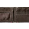 Cartera de piel color moca – Diseño con placa metálica «zippo flame» Cartera de piel color moca – Diseño con placa metálica «zippo flame»