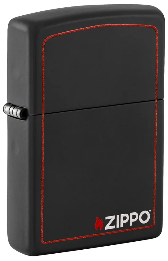 Classic Zippo en negro y rojo Classic Zippo en negro y rojo