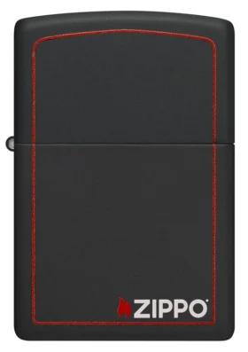 Classic Zippo en negro y rojo