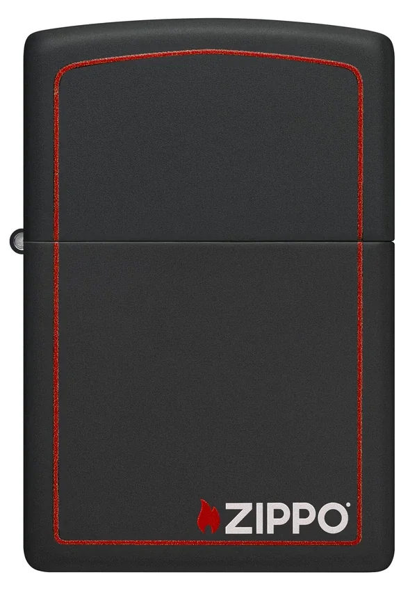 Classic Zippo en negro y rojo Classic Zippo en negro y rojo