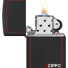 Classic Zippo en negro y rojo Classic Zippo en negro y rojo