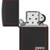Classic Zippo en negro y rojo Classic Zippo en negro y rojo