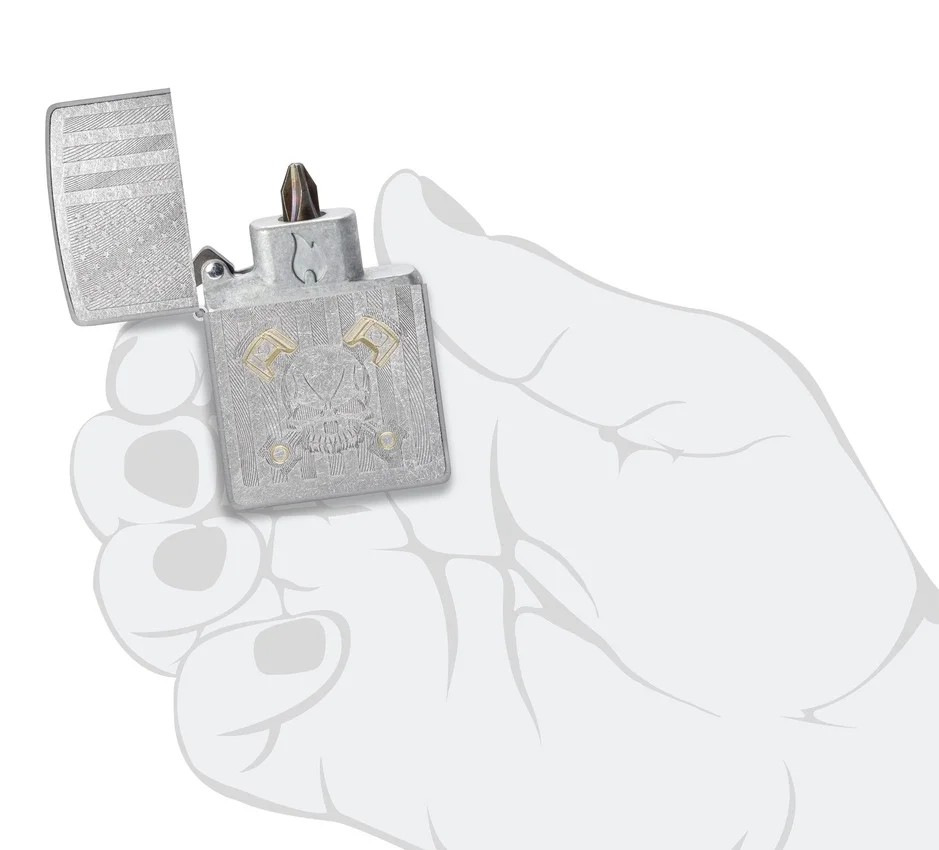 Destornillador Bit Safe con diseño de calavera americana Destornillador Bit Safe con diseño de calavera americana