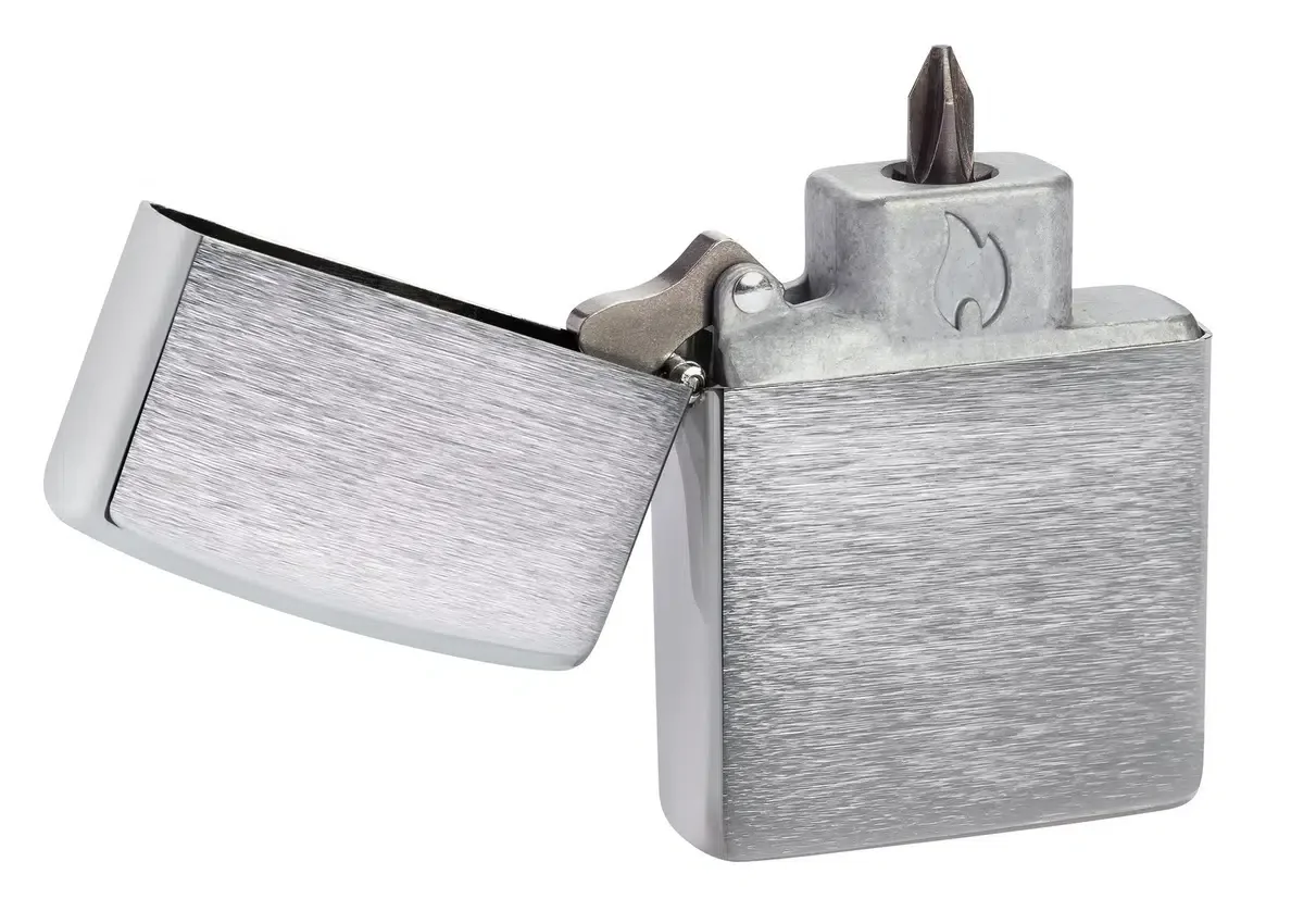Destornillador Bit Safe con estuche Brushed Chrome Destornillador Bit Safe con estuche Brushed Chrome