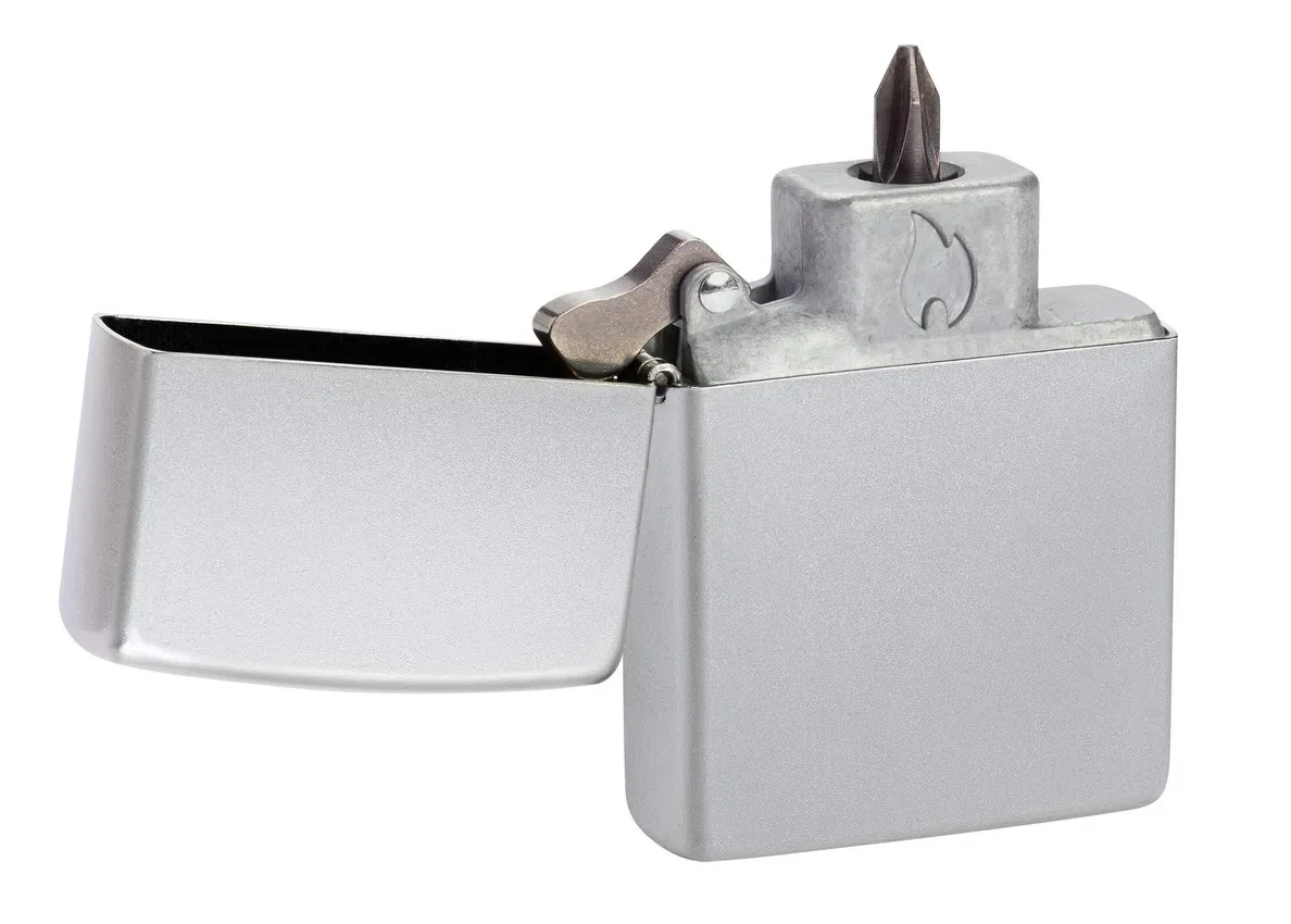 Destornillador Bit Safe con estuche de Satin Chrome Destornillador Bit Safe con estuche de Satin Chrome