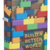 Destornillador con caja de seguridad para puntas y diseño de bloques de construcción