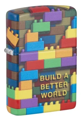 Destornillador con caja de seguridad para puntas y diseño de bloques de construcción