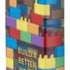 Destornillador con caja de seguridad para puntas y diseño de bloques de construcción