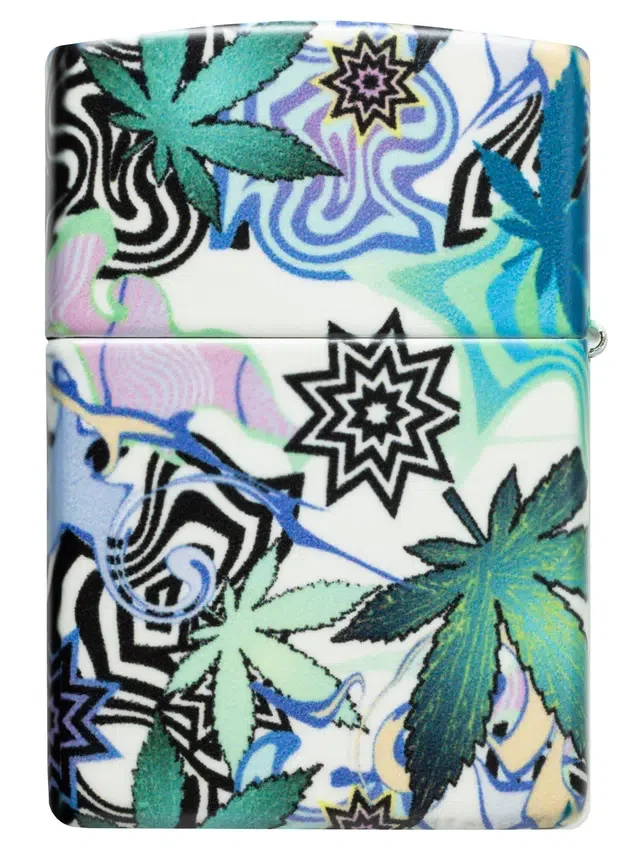 Diseño abstracto de cannabis Diseño abstracto de cannabis