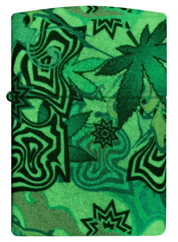 Diseño abstracto de cannabis Diseño abstracto de cannabis