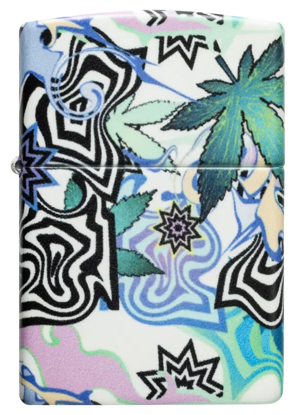 Diseño abstracto de cannabis Diseño abstracto de cannabis
