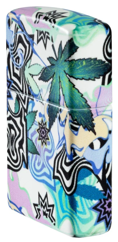 Diseño abstracto de cannabis Diseño abstracto de cannabis