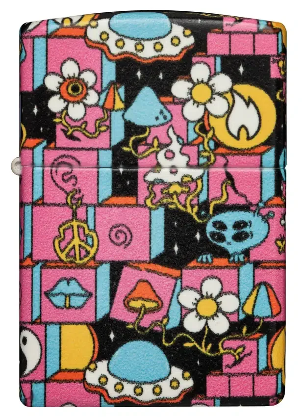 Diseño abstracto de Zippo Diseño abstracto de Zippo