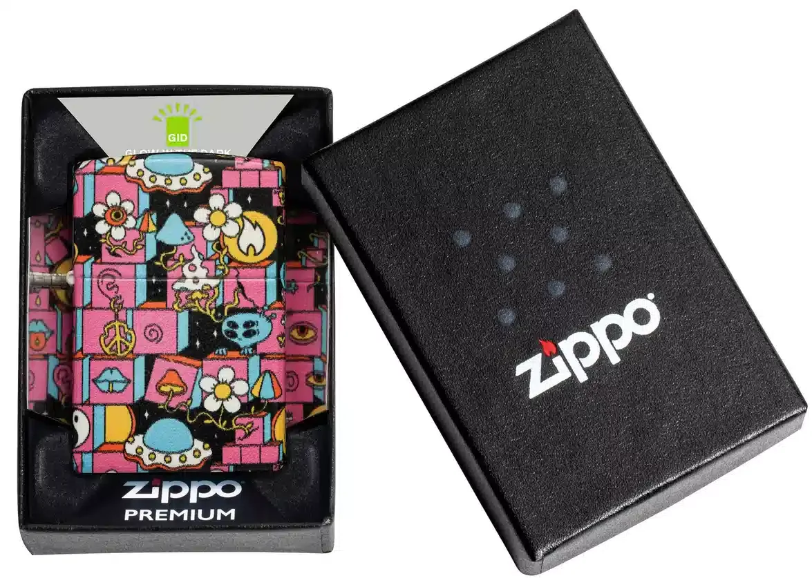 Diseño abstracto de Zippo Diseño abstracto de Zippo