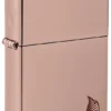 Diseño «Armor®» con llama en oro rosa de alto brillo Diseño «Armor®» con llama en oro rosa de alto brillo