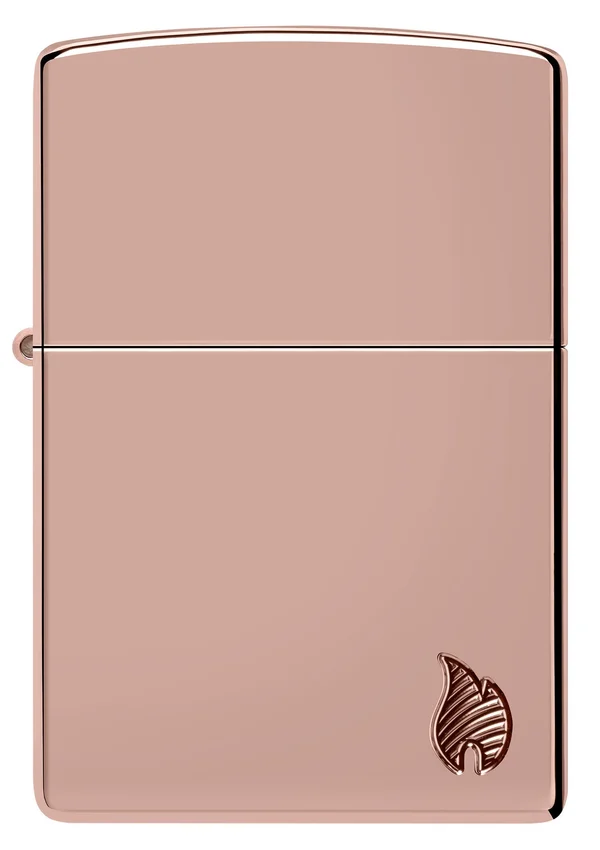 Diseño «Armor®» con llama en oro rosa de alto brillo Diseño «Armor®» con llama en oro rosa de alto brillo