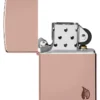 Diseño «Armor®» con llama en oro rosa de alto brillo Diseño «Armor®» con llama en oro rosa de alto brillo