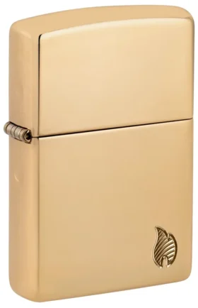 Diseño «Armor®» de llama en High Polish Brass