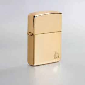 Diseño «Armor®» de llama en High Polish Brass