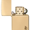 Diseño «Armor®» de llama en High Polish Brass