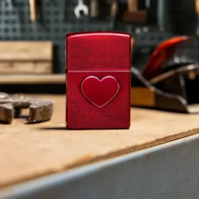 Diseño con corazón estampado