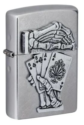 Diseño con el emblema de la «Mano del hombre muerto»