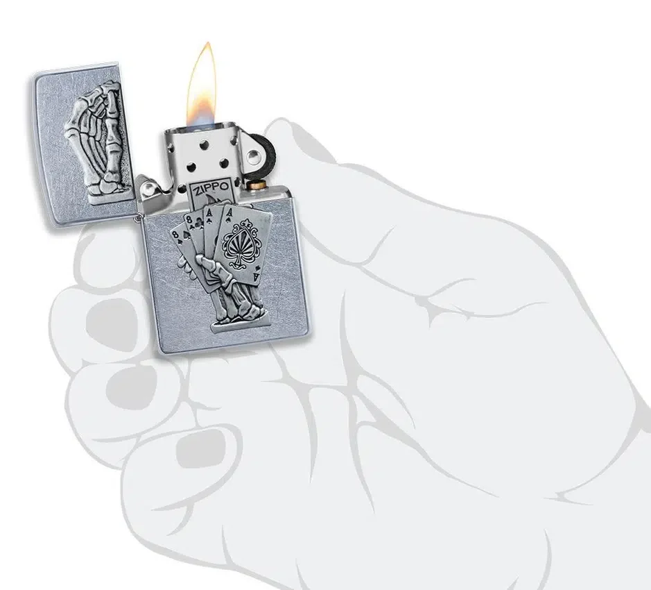 Diseño con el emblema de la «Mano del hombre muerto» Diseño con el emblema de la «Mano del hombre muerto»
