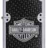 Diseño con el escudo de Harley-Davidson® en fibra de carbono