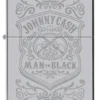 Diseño con el escudo de «Johnny Cash, el hombre de negro» Diseño con el escudo de «Johnny Cash, el hombre de negro»