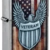 Diseño con el escudo de los veteranos
