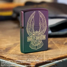 Diseño con el logotipo alado de Harley-Davidson®