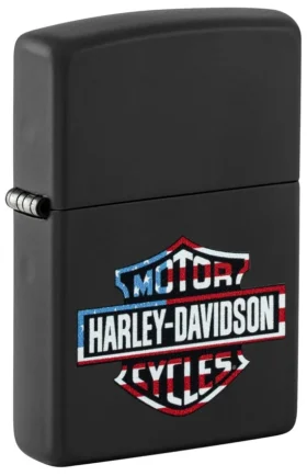 Diseño con el logotipo de la bandera de Harley-Davidson®