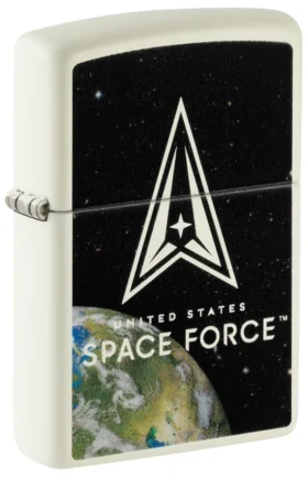 Diseño con el logotipo luminiscente de la Fuerza Espacial de EE. UU.™