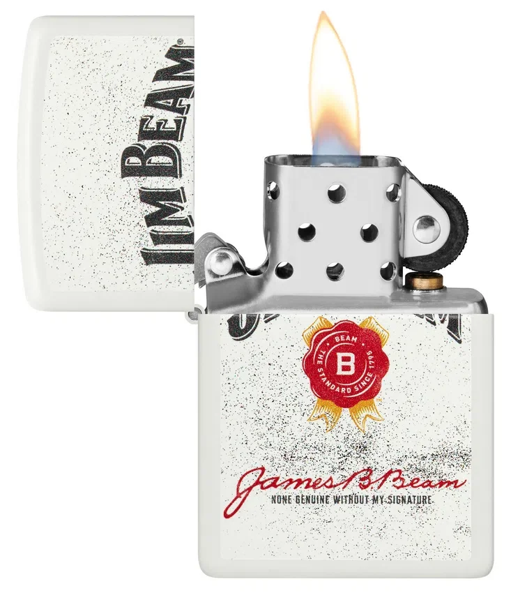 Diseño con el sello en forma de roseta de Jim Beam® Diseño con el sello en forma de roseta de Jim Beam®