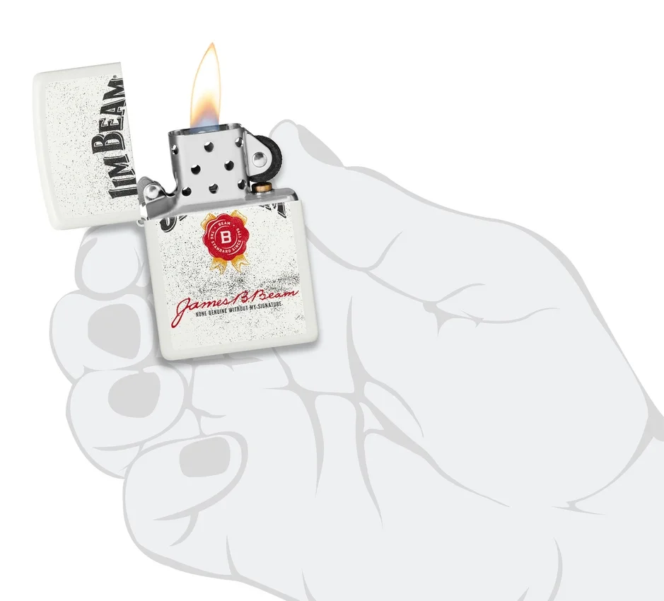 Diseño con el sello en forma de roseta de Jim Beam® Diseño con el sello en forma de roseta de Jim Beam®