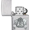 Diseño con emblema de calavera y naipes Diseño con emblema de calavera y naipes