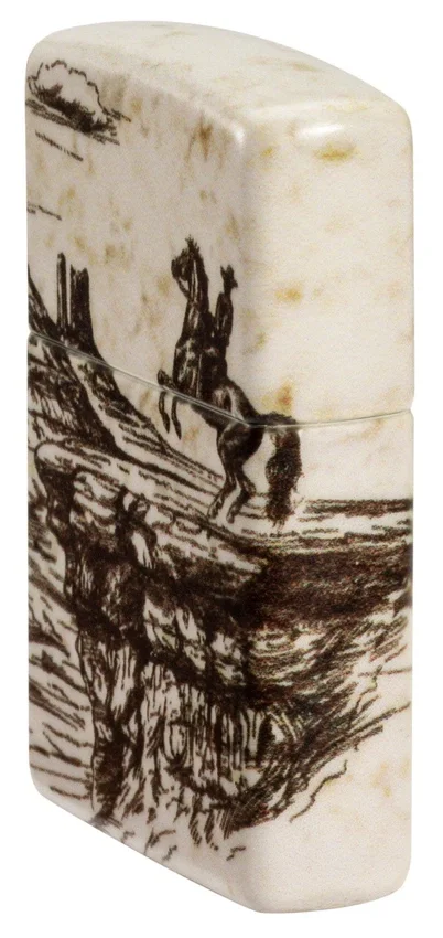 Diseño con escena del Salvaje Oeste Diseño con escena del Salvaje Oeste