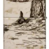 Diseño con escena del Salvaje Oeste Diseño con escena del Salvaje Oeste