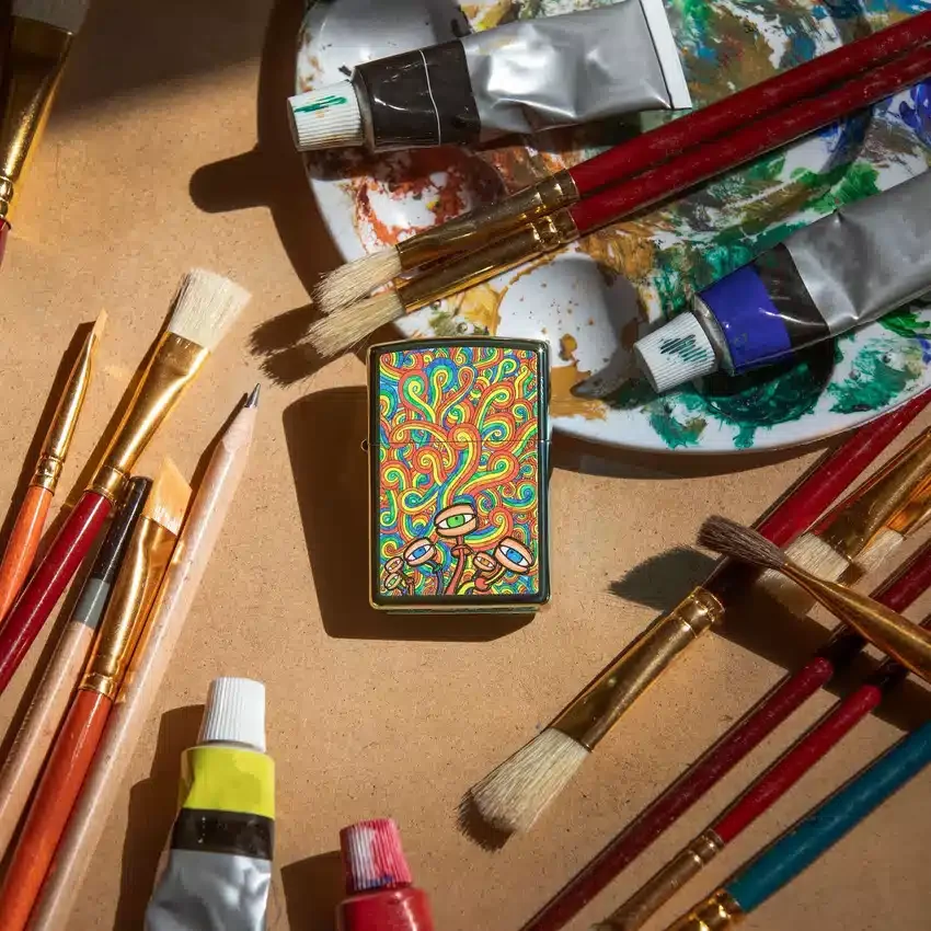Diseño con imágenes psicodélicas Diseño con imágenes psicodélicas
