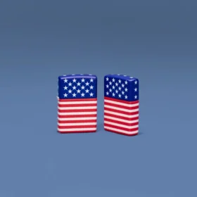 Diseño con la bandera de barras y estrellas