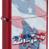 Diseño con la bandera de EE. UU. de zippo Diseño con la bandera de EE. UU. de zippo