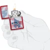 Diseño con la bandera de EE. UU. de zippo Diseño con la bandera de EE. UU. de zippo